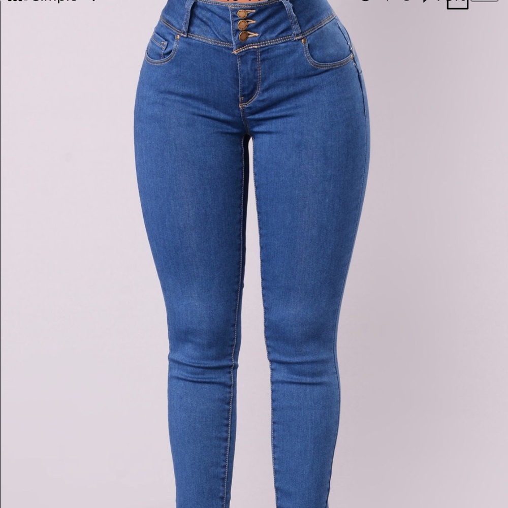 Fashion nova wax jeans